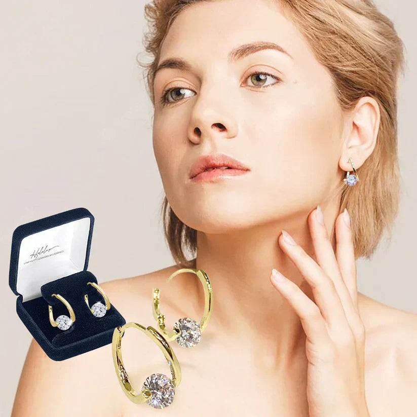 🔥 VENTE DU DERNIER JOUR -66 % CZTICLE® Boucles d’Oreilles Lymphvity MagneTherapy au Germanium