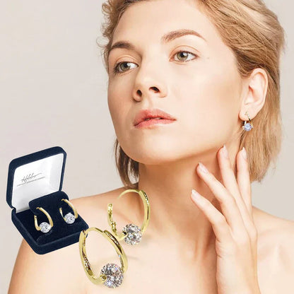 🔥 VENTE DU DERNIER JOUR -66 % CZTICLE® Boucles d’Oreilles Lymphvity MagneTherapy au Germanium