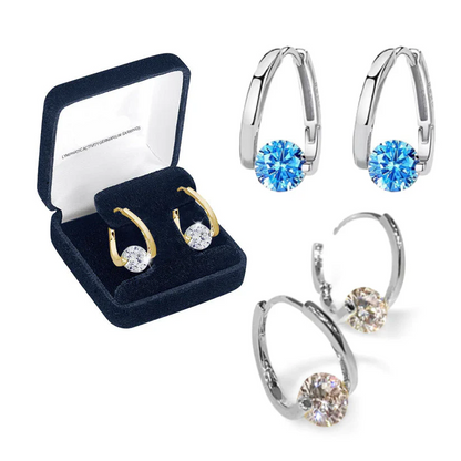 🔥 VENTE DU DERNIER JOUR -66 % CZTICLE® Boucles d’Oreilles Lymphvity MagneTherapy au Germanium