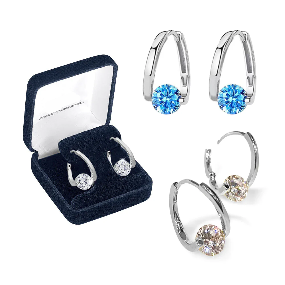 🔥 VENTE DU DERNIER JOUR -66 % CZTICLE® Boucles d’Oreilles Lymphvity MagneTherapy au Germanium