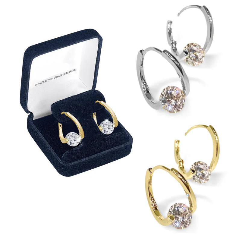 🔥 VENTE DU DERNIER JOUR -66 % CZTICLE® Boucles d’Oreilles Lymphvity MagneTherapy au Germanium