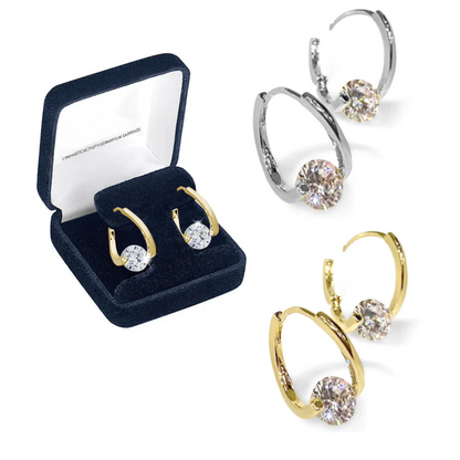 🔥 VENTE DU DERNIER JOUR -66 % CZTICLE® Boucles d’Oreilles Lymphvity MagneTherapy au Germanium