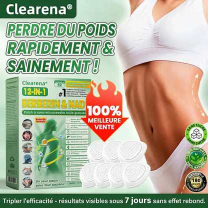 Boutique Officielle | ☀️☀️ 𝐂𝐥𝐞𝐚𝐫𝐞𝐧𝐚® Moringa Berbérine + NAD+ Patch Nano à Microneedles 10-en-1 (Une seule utilisation par jour, des résultats visibles en 7 jours)