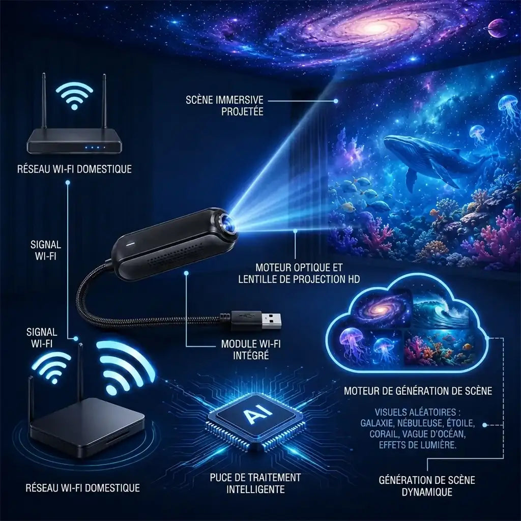 Projecteur Veilleuse Comauo®